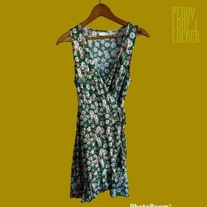 Lush Addie Floral Wrap Dress